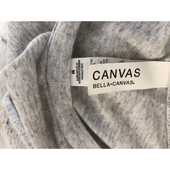 Bella+Canvas Men’s Size Medium Gray Short Sleeve T-Shirt “GAME COCKS” - Picture 4 of 4